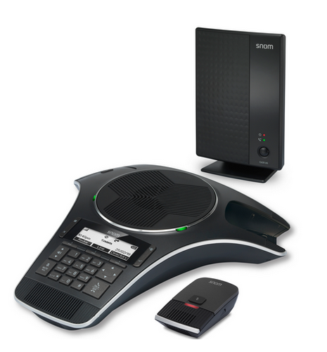 C620 SIP Wireless Conference Phone with wireless mic pods