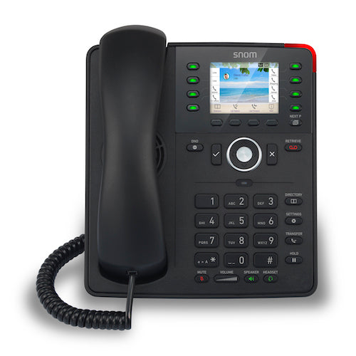 D735 Snom sensor-supported IP telephone Black