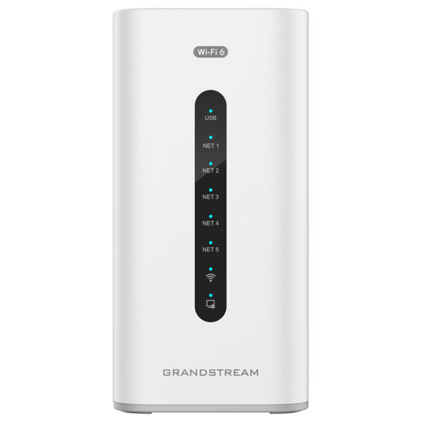 Grandstream GCC6010W Built-in IPPBX (10 Users, 4 Concurrent Calls) + enterprise-grade firewall + VPN Router + 2 x 2.5 Gb, 5 x GigE Network Switch + WiFi 6 AP