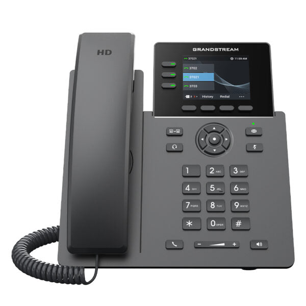 Grandstream GRP2611G 3-Line Gigabit PoE IP Phone