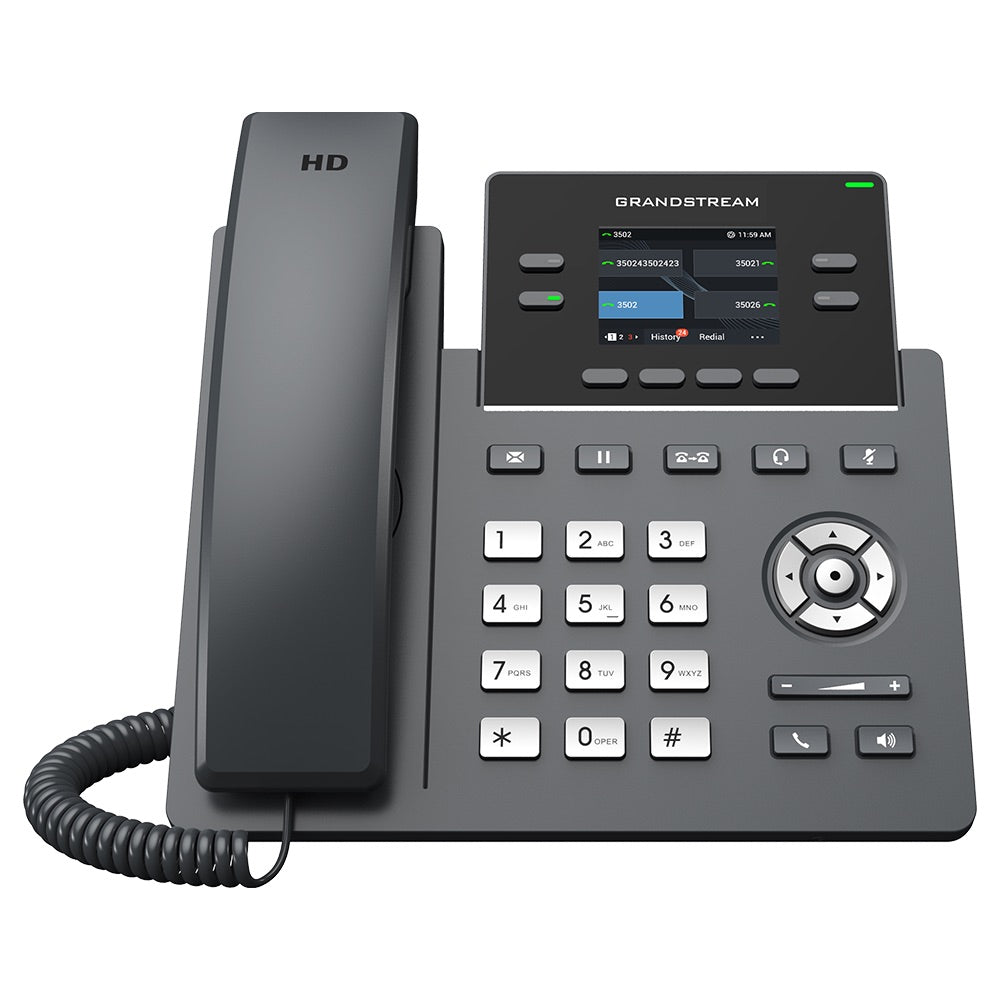 Grandstream GRP2612P 4-Line Carrier-Grade IP Phone with PoE