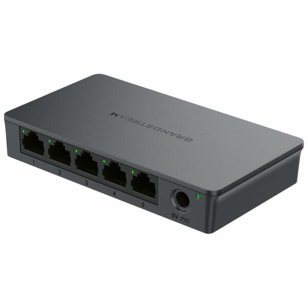 Grandstream GWN7700 Layer 2 Unmanaged Switch, 5 x GigE, Plastic Case