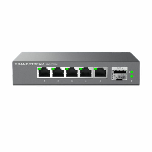 Grandstream GWN7700M Unmanaged 2.5 Multi-Gigabit Switch, 5 x 2.5 GigE, 1 x SFP+