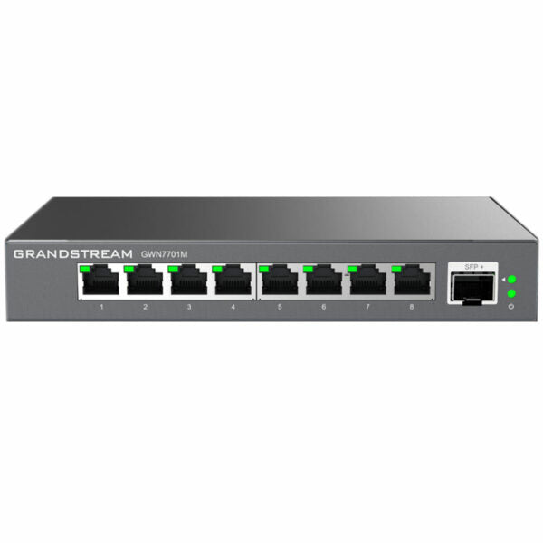 Grandstream GWN7701M Unmanaged 2.5 Multi-Gigabit Switch, 8 x 2.5 GigE, 1 x SFP+