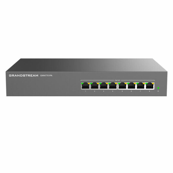 Grandstream GWN7701PA Unmanaged Network Switch, 8 x GigE (8 x PoE)