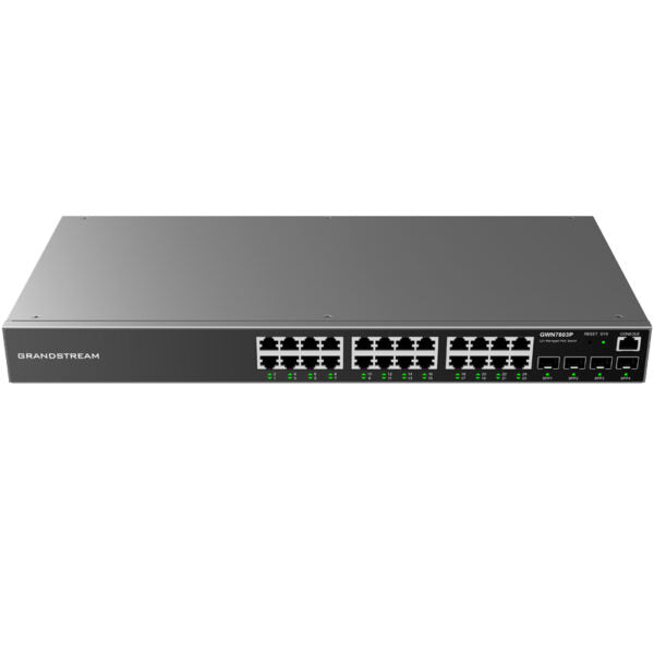 Grandstream GWN7803P Enterprise Layer 2+ Managed Network Switch