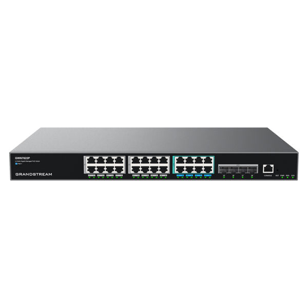 Grandstream GWN7822P Enterprise Layer 3 Managed Multi-Gigabit PoE Network Switch