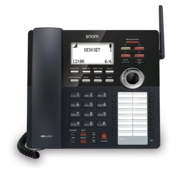Snom M18 KLE – SIP DECT 4-Line Deskset