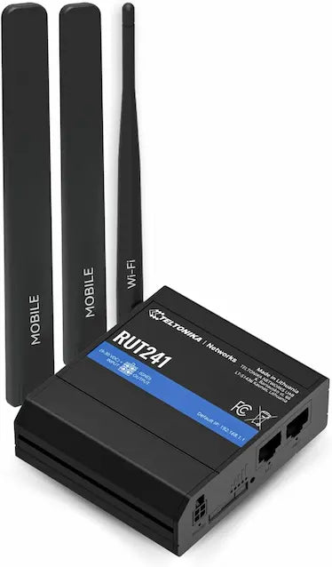 Teltonika RUT241 4G LTE Cat 4 Industrial Router | North America Version-RUT241098000