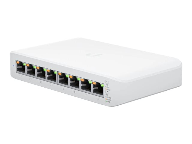 Ubiquiti UniFi 8-Port Gigabit PoE+ Switch-USW-Lite-8-POE