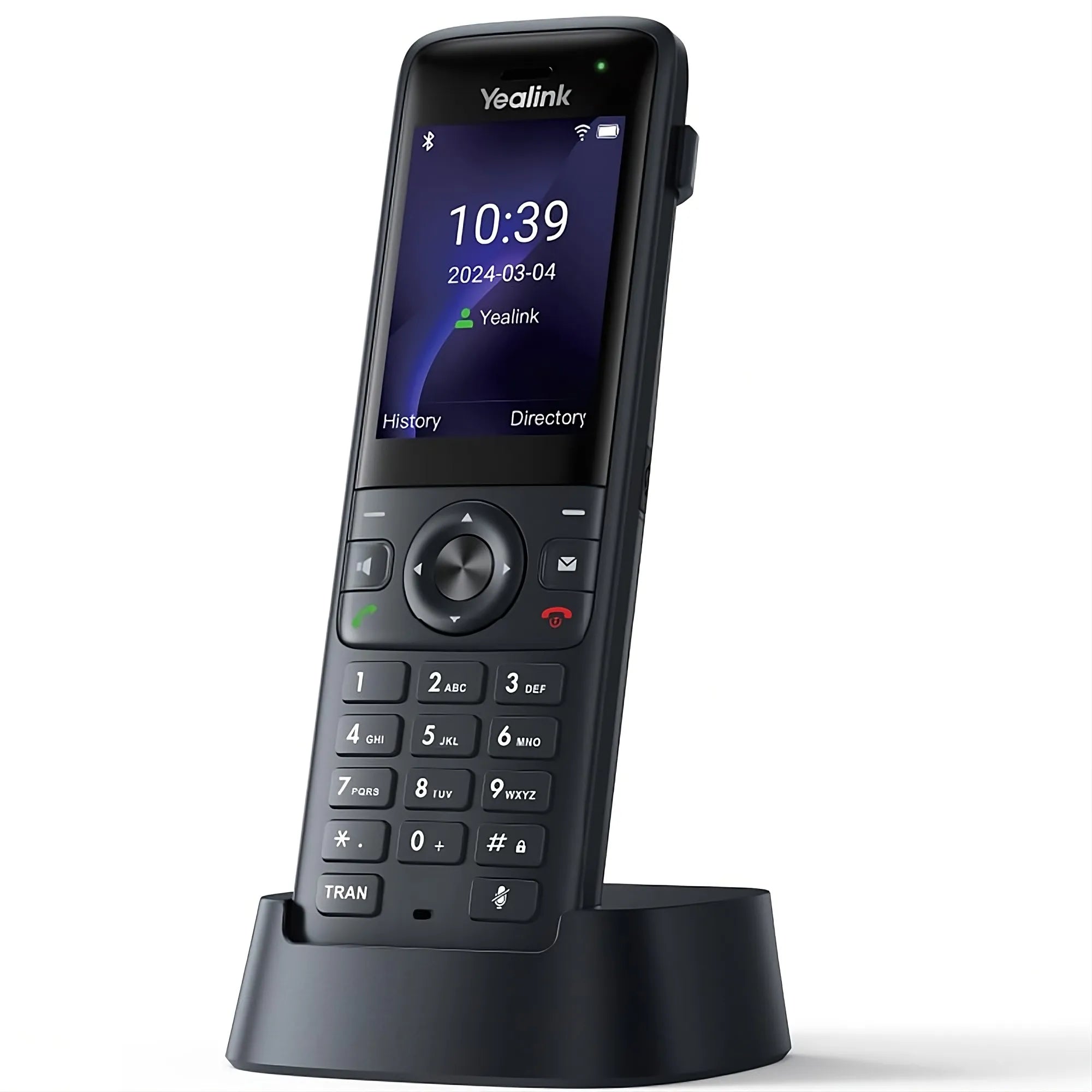 Yealink AX83H Portable Wi-Fi 6 Phone | Seamless Roaming, 9-Hour Battery-1301013