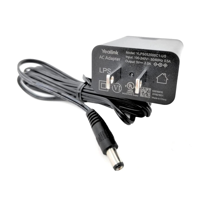 Yealink 5V 2A Power Supply PS5V2000US-330000012027