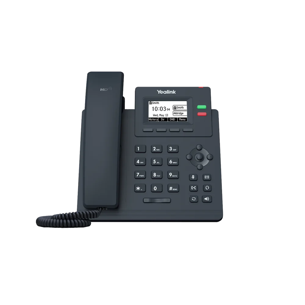 Yealink SIP-T31P Entry-level 2-line PoE IP Phone-1301043
