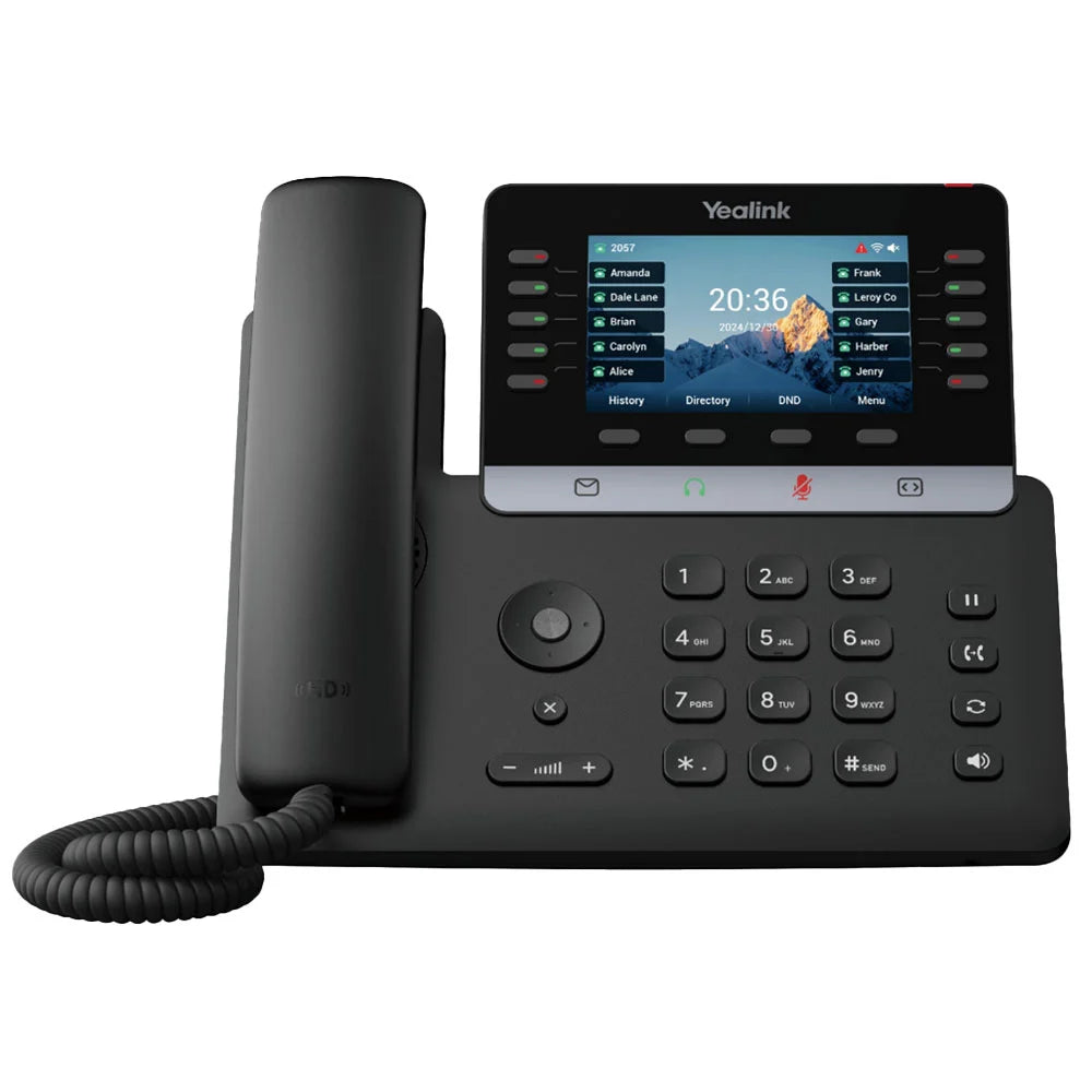 Yealink SIP-T74W IP Phone | 16-Line, Built-in Wi-Fi 6, Bluetooth 5.0, 4.3" Color Screen-1301010