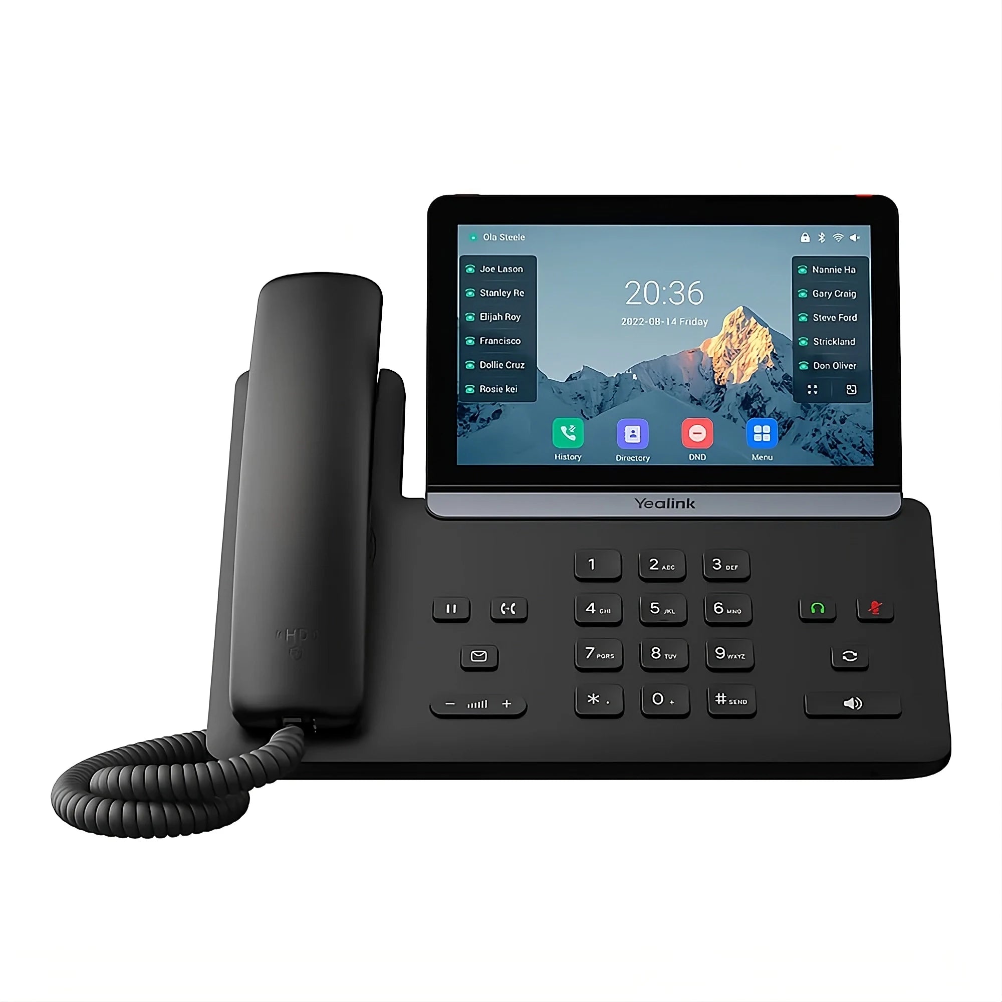 Yealink SIP-T87W Executive IP Phone | 7" Touch Screen, Wi-Fi 6, TEE Security-1301227