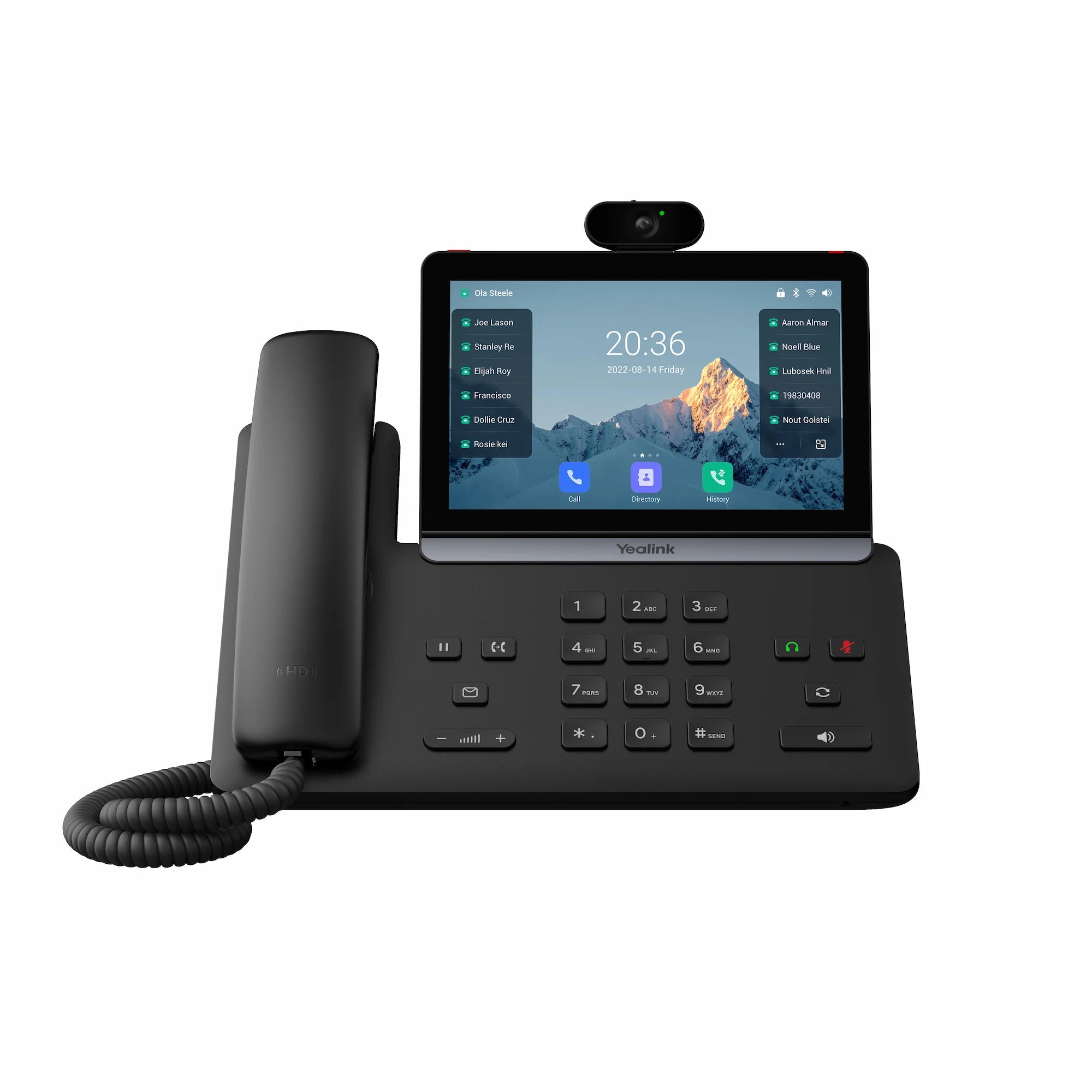 Yealink SIP-T88V Smart Video Business Phone | 7" Touchscreen, Android 13 & Wi-Fi 6-1301229