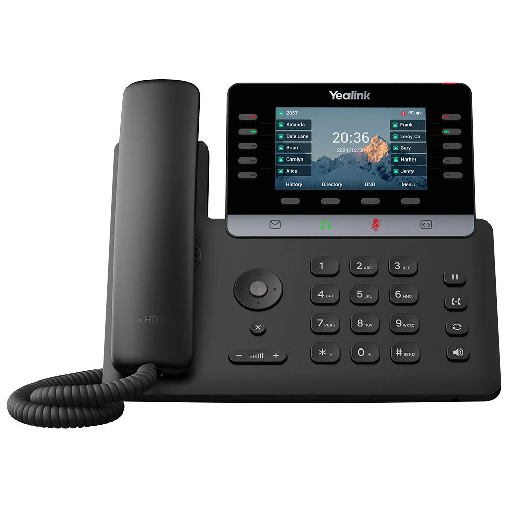 Yealink SIP-T74U IP Phone | 16-Line, 4.3" Color Screen, TEE Security, Gigabit-1301222