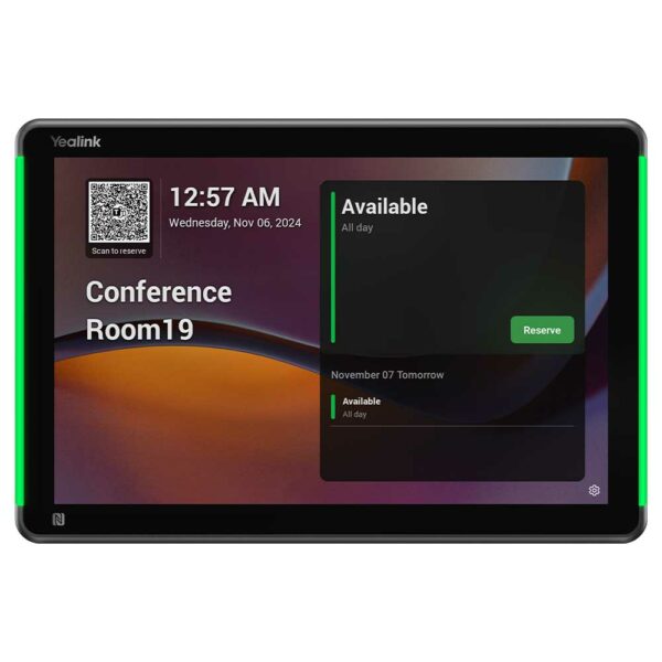Yealink RoomPanel Plus E2 –All-In-One Meeting Room Scheduling Panel-1303196