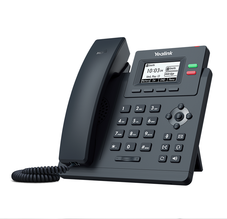 Yealink T31W Entry-level WiFi Phone with 2 Lines & HD voice